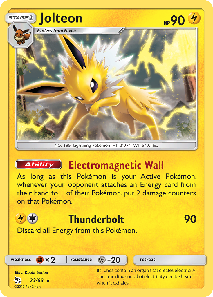 Jolteon (23/68) [Sun & Moon: Hidden Fates] - Card Brawlers | Quebec | Canada | Yu-Gi-Oh!