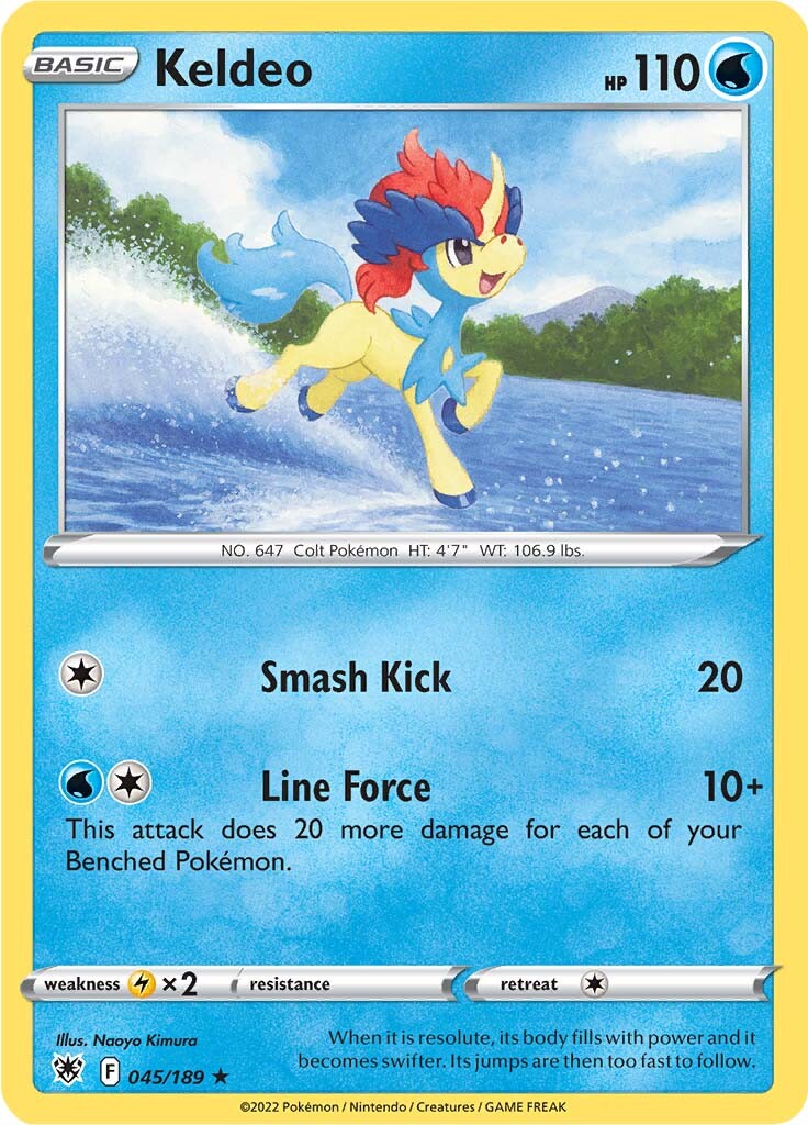 Keldeo (045/189) [Sword & Shield: Astral Radiance] - Card Brawlers | Quebec | Canada | Yu-Gi-Oh!