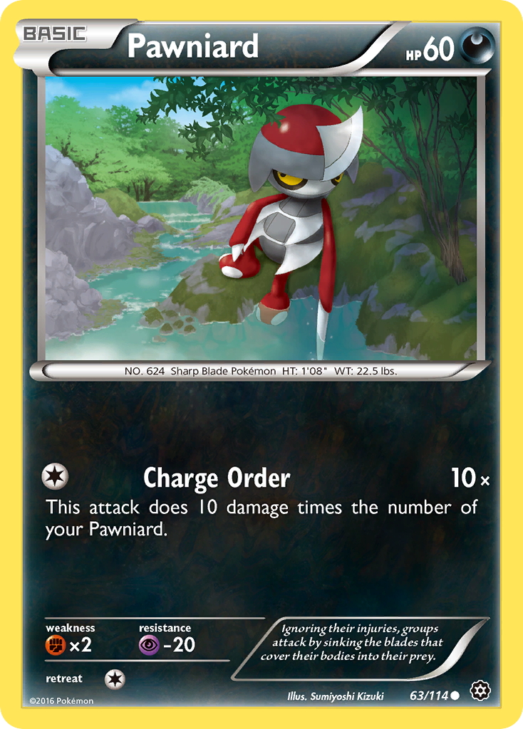 Pawniard (63/114) [XY: Steam Siege] - Card Brawlers | Quebec | Canada | Yu-Gi-Oh!