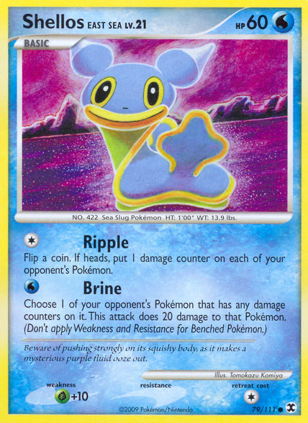Shellos East Sea (79/111) [Platinum: Rising Rivals] - Card Brawlers | Quebec | Canada | Yu-Gi-Oh!