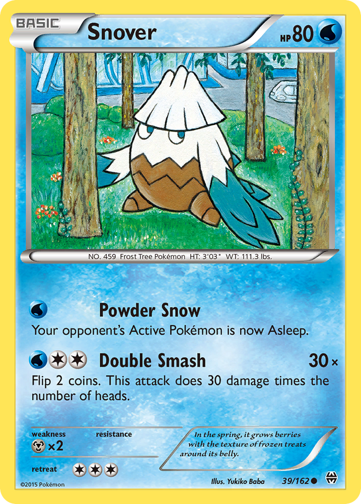 Snover (39/162) [XY: BREAKthrough] - Card Brawlers | Quebec | Canada | Yu-Gi-Oh!