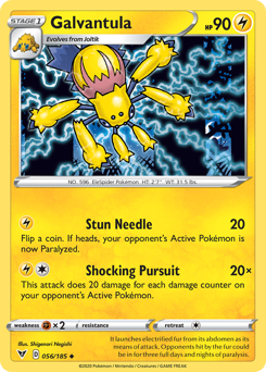 Galvantula (056/185) [Sword & Shield: Vivid Voltage] - Card Brawlers | Quebec | Canada | Yu-Gi-Oh!