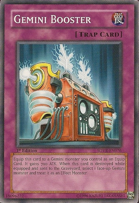 Gemini Booster [SOVR-EN076] Common - Card Brawlers | Quebec | Canada | Yu-Gi-Oh!