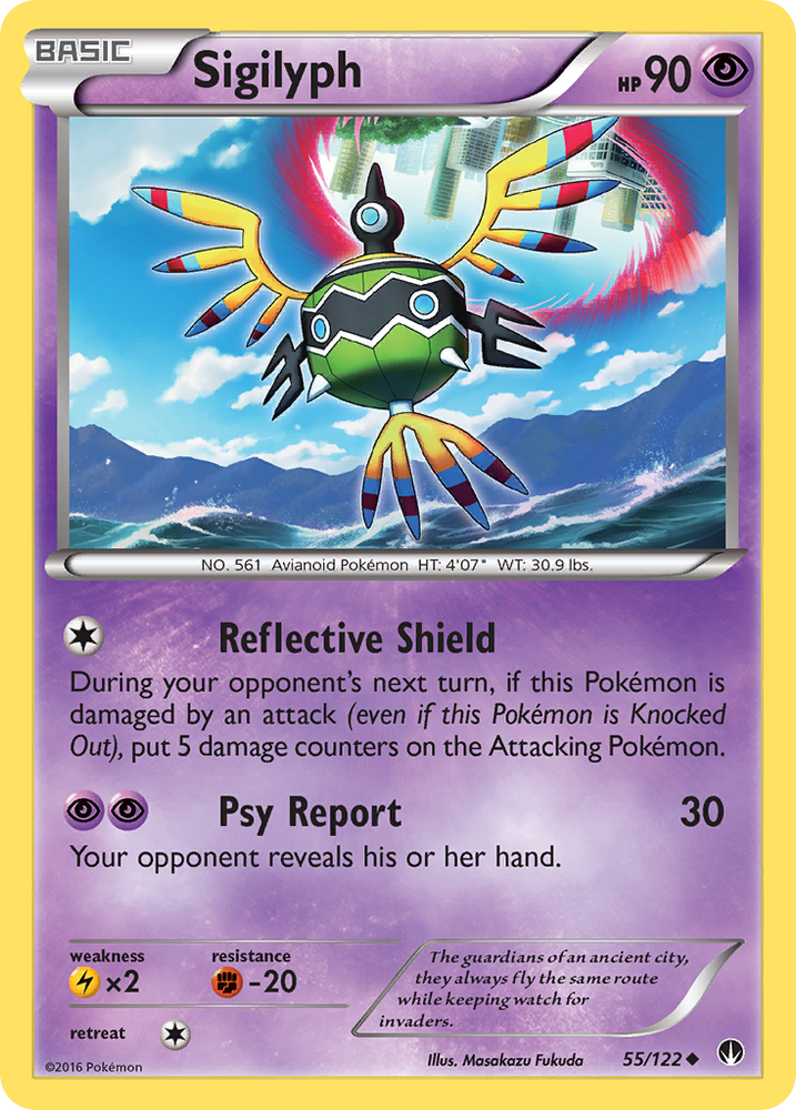 Sigilyph (55/122) [XY: BREAKpoint] - Card Brawlers | Quebec | Canada | Yu-Gi-Oh!