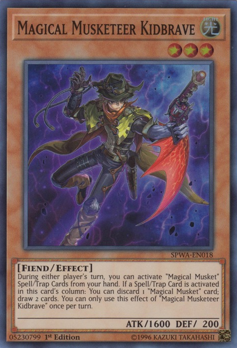 Magical Musketeer Kidbrave [SPWA-EN018] Super Rare - Yu-Gi-Oh! - Card Brawlers | Quebec | Canada |