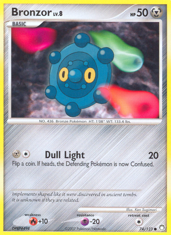 Bronzor (74/123) [Diamond & Pearl: Mysterious Treasures] - Card Brawlers | Quebec | Canada | Yu-Gi-Oh!