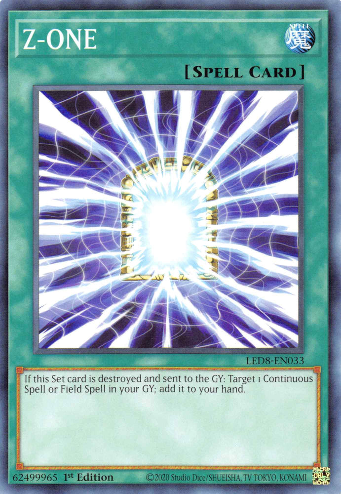 Z-ONE [LED8-EN033] Common - Card Brawlers | Quebec | Canada | Yu-Gi-Oh!