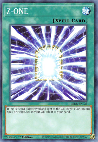 Z-ONE [LED8-EN033] Common - Card Brawlers | Quebec | Canada | Yu-Gi-Oh!