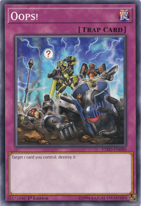 Oops! [EXFO-EN080] Common - Yu-Gi-Oh! - Card Brawlers | Quebec | Canada |