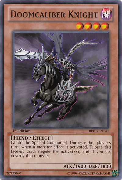 Doomcaliber Knight [BP01-EN141] Common - Card Brawlers | Quebec | Canada | Yu-Gi-Oh!