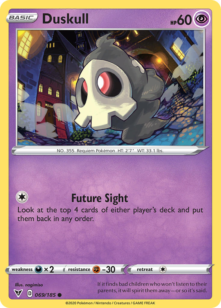 Duskull (069/185) [Sword & Shield: Vivid Voltage] - Card Brawlers | Quebec | Canada | Yu-Gi-Oh!