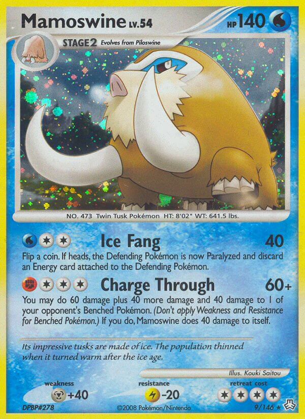 Mamoswine (9/146) (Theme Deck Exclusive) [Diamond & Pearl: Legends Awakened] - Card Brawlers | Quebec | Canada | Yu-Gi-Oh!