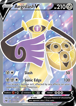 Aegislash V (177/185) [Sword & Shield: Vivid Voltage] - Card Brawlers | Quebec | Canada | Yu-Gi-Oh!