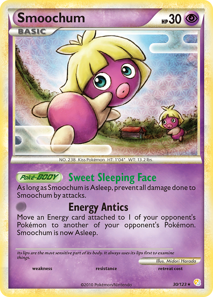 Smoochum (30/123) [HeartGold & SoulSilver: Base Set] - Card Brawlers | Quebec | Canada | Yu-Gi-Oh!