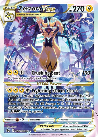 Zeraora VSTAR (GG43/GG70) [Sword & Shield: Crown Zenith] - Card Brawlers | Quebec | Canada | Yu-Gi-Oh!