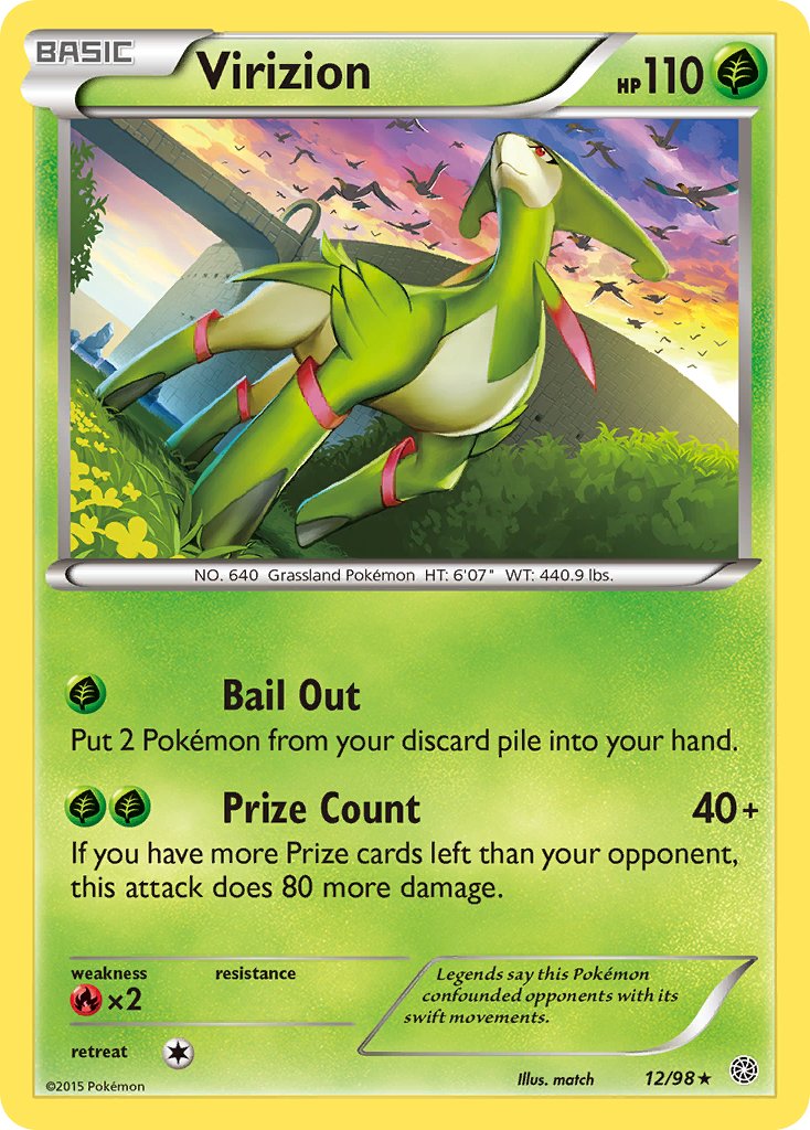 Virizion (12/98) (Theme Deck Exclusive) [XY: Ancient Origins] - Card Brawlers | Quebec | Canada | Yu-Gi-Oh!