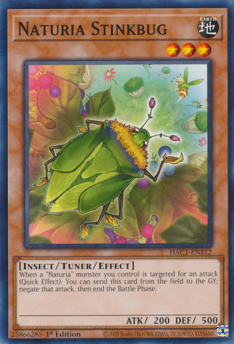 Naturia Stinkbug [HAC1-EN112] Common - Card Brawlers | Quebec | Canada | Yu-Gi-Oh!