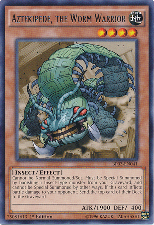 Aztekipede, the Worm Warrior [BP03-EN041] Rare - Card Brawlers | Quebec | Canada | Yu-Gi-Oh!