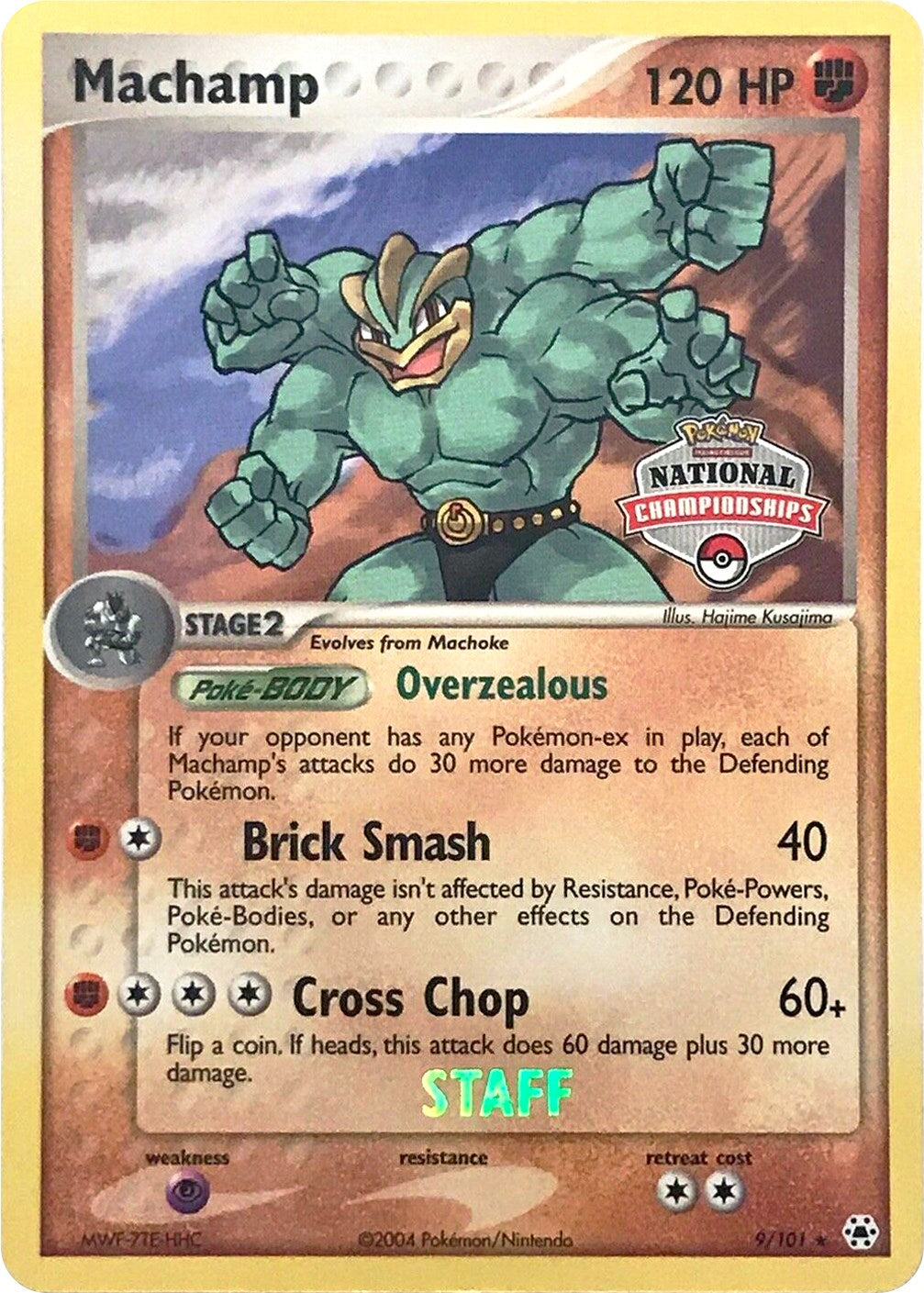 Machamp (9/101) (National Championships Promo) (Staff) [EX: Hidden Legends] - Card Brawlers | Quebec | Canada | Yu-Gi-Oh!