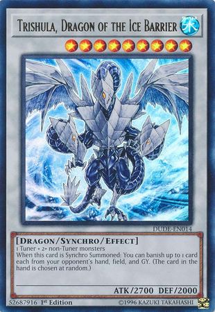 Trishula, Dragon of the Ice Barrier [DUDE-EN014] Ultra Rare - Card Brawlers | Quebec | Canada | Yu-Gi-Oh!