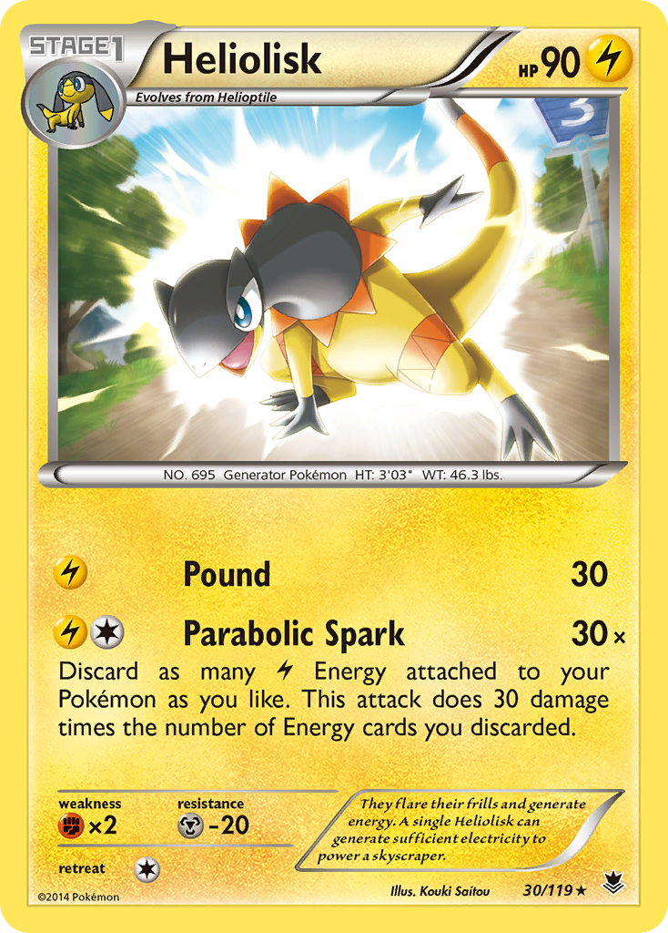 Heliolisk (30/119) [XY: Phantom Forces] - Card Brawlers | Quebec | Canada | Yu-Gi-Oh!