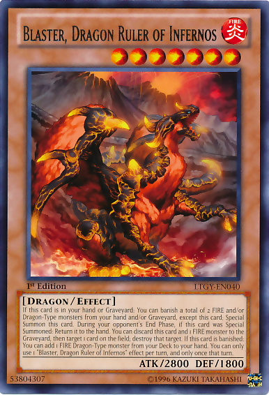 Blaster, Dragon Ruler of Infernos [LTGY-EN040] Rare - Card Brawlers | Quebec | Canada | Yu-Gi-Oh!