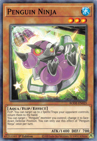 Penguin Ninja [BODE-EN025] Common - Card Brawlers | Quebec | Canada | Yu-Gi-Oh!