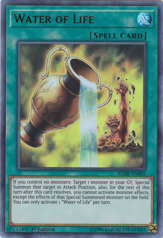Water of Life [BLHR-EN002] Ultra Rare - Card Brawlers | Quebec | Canada | Yu-Gi-Oh!