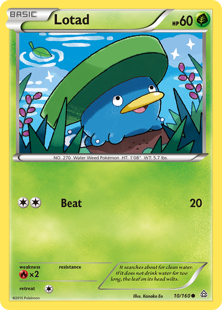Lotad (10/160) [XY: Primal Clash] - Card Brawlers | Quebec | Canada | Yu-Gi-Oh!