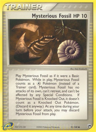 Mysterious Fossil (91/100) [EX: Sandstorm] - Card Brawlers | Quebec | Canada | Yu-Gi-Oh!