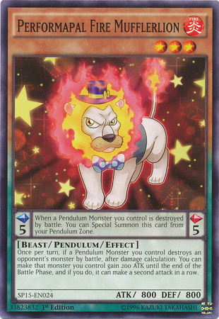 Performapal Fire Mufflerlion [SP15-EN024] Common - Yu-Gi-Oh! - Card Brawlers | Quebec | Canada |