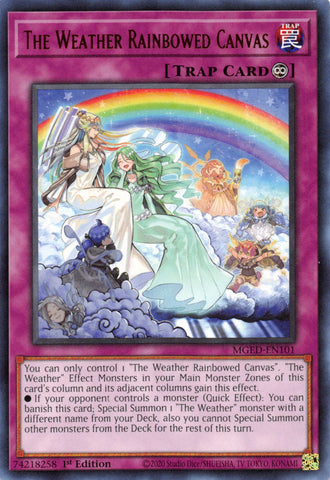 The Weather Rainbowed Canvas [MGED-EN101] Rare - Card Brawlers | Quebec | Canada | Yu-Gi-Oh!