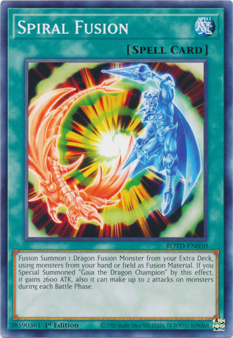 Spiral Fusion [ROTD-EN050] Common - Card Brawlers | Quebec | Canada | Yu-Gi-Oh!