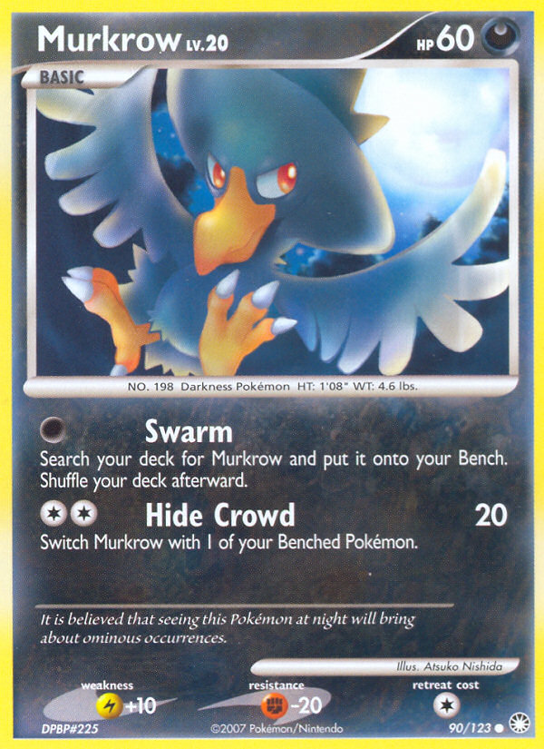 Murkrow (90/123) [Diamond & Pearl: Mysterious Treasures] - Card Brawlers | Quebec | Canada | Yu-Gi-Oh!