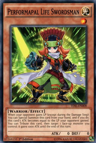 Performapal Life Swordsman [TDIL-EN008] Common - Yu-Gi-Oh! - Card Brawlers | Quebec | Canada |