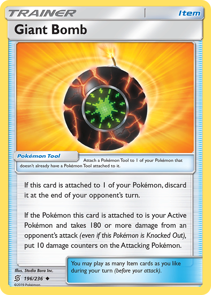 Giant Bomb (196/236) [Sun & Moon: Unified Minds] - Card Brawlers | Quebec | Canada | Yu-Gi-Oh!