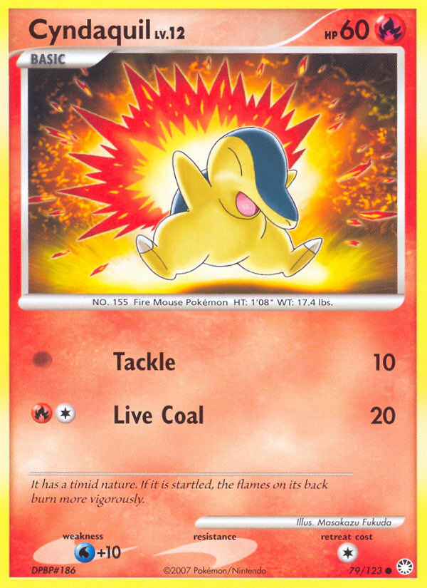 Cyndaquil (79/123) [Diamond & Pearl: Mysterious Treasures] - Card Brawlers | Quebec | Canada | Yu-Gi-Oh!