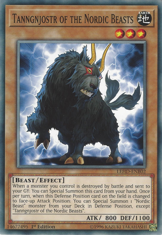 Tanngnjostr of the Nordic Beasts [LEHD-ENB02] Common - Card Brawlers | Quebec | Canada | Yu-Gi-Oh!