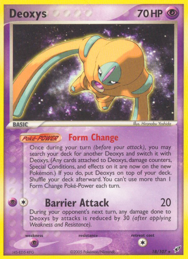 Deoxys (18/107) [EX: Deoxys] - Card Brawlers | Quebec | Canada | Yu-Gi-Oh!