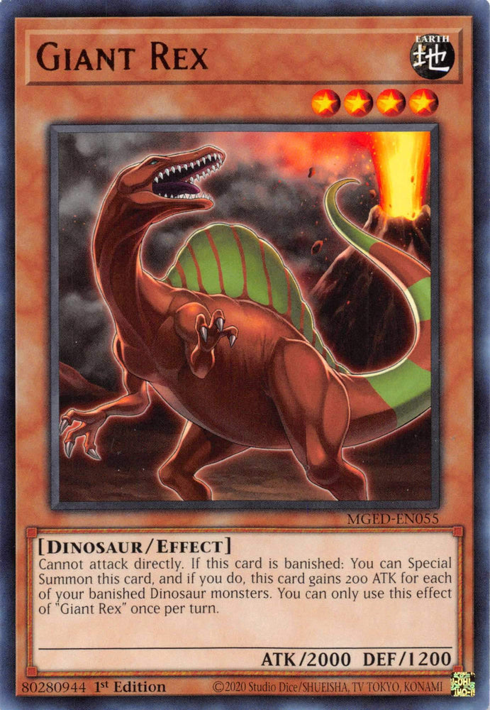 Giant Rex [MGED-EN055] Rare - Card Brawlers | Quebec | Canada | Yu-Gi-Oh!