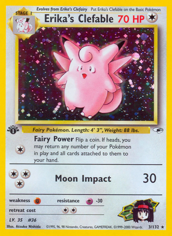 Erika's Clefable (3/132) [Gym Heroes 1st Edition] - Card Brawlers | Quebec | Canada | Yu-Gi-Oh!