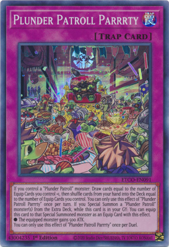 Plunder Patroll Parrrty [ETCO-EN091] Super Rare - Card Brawlers | Quebec | Canada | Yu-Gi-Oh!