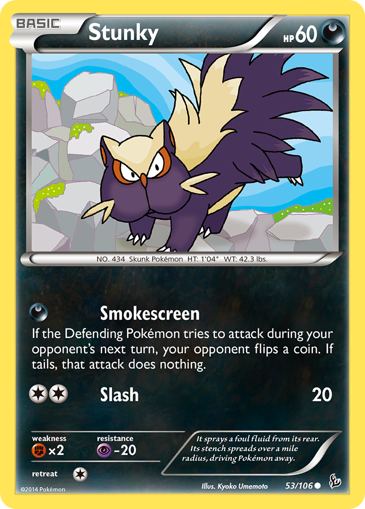 Stunky (53/106) [XY: Flashfire] - Card Brawlers | Quebec | Canada | Yu-Gi-Oh!