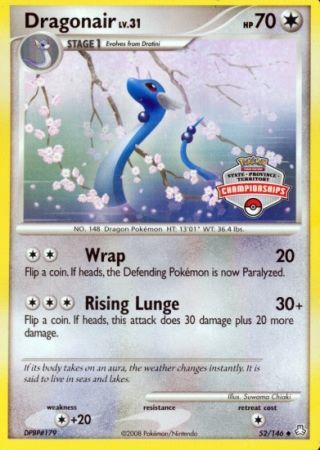 Dragonair (52/146) (State Province Territory Championship) [Diamond & Pearl: Legends Awakened] - Card Brawlers | Quebec | Canada | Yu-Gi-Oh!