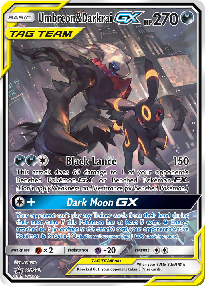 Umbreon & Darkrai GX (SM241) [Sun & Moon: Black Star Promos] - Card Brawlers | Quebec | Canada | Yu-Gi-Oh!