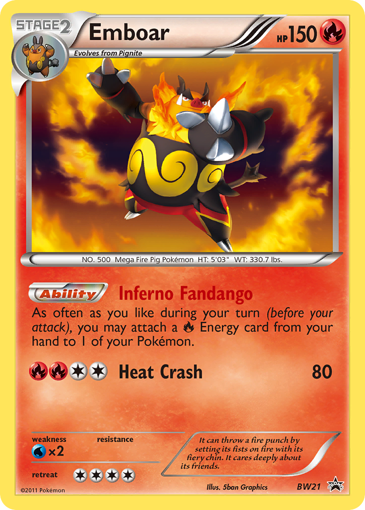 Emboar (BW21) [Black & White: Black Star Promos] - Card Brawlers | Quebec | Canada | Yu-Gi-Oh!