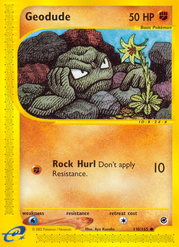 Geodude (110/165) [Expedition: Base Set] - Card Brawlers | Quebec | Canada | Yu-Gi-Oh!