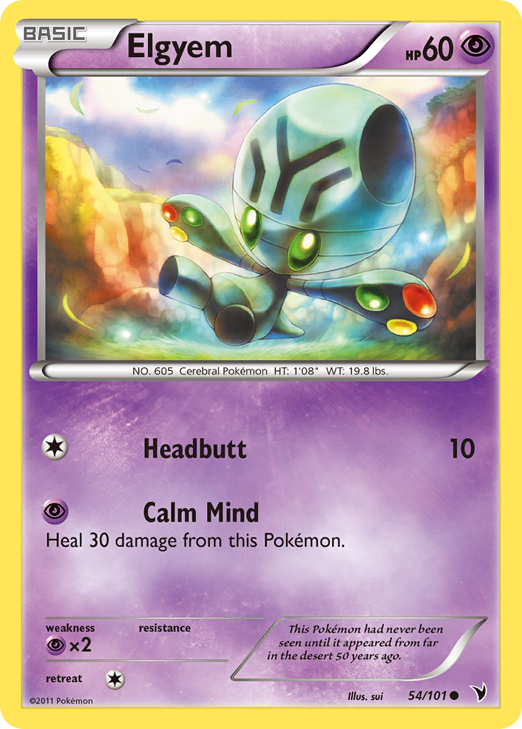 Elgyem (54/101) [Black & White: Noble Victories] - Card Brawlers | Quebec | Canada | Yu-Gi-Oh!