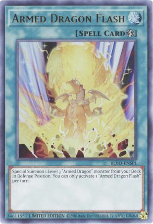 Armed Dragon Flash [BLVO-ENSP1] Ultra Rare - Card Brawlers | Quebec | Canada | Yu-Gi-Oh!