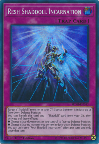 Resh Shaddoll Incarnation [SDSH-EN033] Super Rare - Card Brawlers | Quebec | Canada | Yu-Gi-Oh!